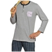 Пижама мужская "Nightwear" Размер: 48 (it), цвет: серый 91285 серый Производитель: Италия Артикул: 91285 инфо 2426r.