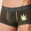 Трусы мужские Udy "Marihuana" Dark Green (темно-зеленый), размер: L 8023 Испания Артикул: 8023 Товар сертифицирован инфо 2506r.