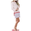 Ночная рубашка "Flowers Dance" Размер: 44, цвет: Hibiscus (красный) 6210 всем гигиеническим стандартам Товар сертифицирован инфо 2633r.