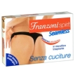 Трусы женские Franzoni "Perizoma vita bassa" Bianco (белые), размер L/XL в ракурсе моды Товар сертифицирован инфо 3107r.