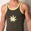 Майка мужская Udy "Marihuana" Green (зеленый), размер: XL Испания Артикул: 3087 Товар сертифицирован инфо 3315r.