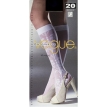 Гольфы фантазийные Vogue "Antoinette 20" Black (черные), размер 37-41 традиционного финского качества Товар сертифицирован инфо 3413r.