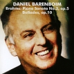 Daniel Barenboim Brahms Piano Sonata No 3 & Ballades Исполнитель Дэниэл Баренбойм Daniel Barenboim инфо 3448r.